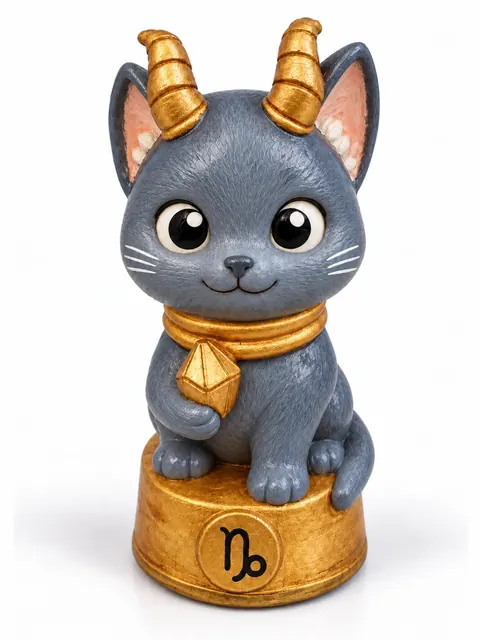 Gatriel Capricornio pelaje azul (gris)