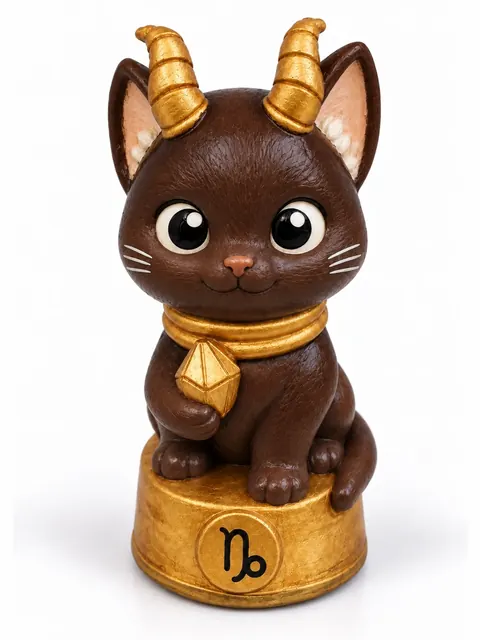 Gatriel Capricornio pelaje chocolate