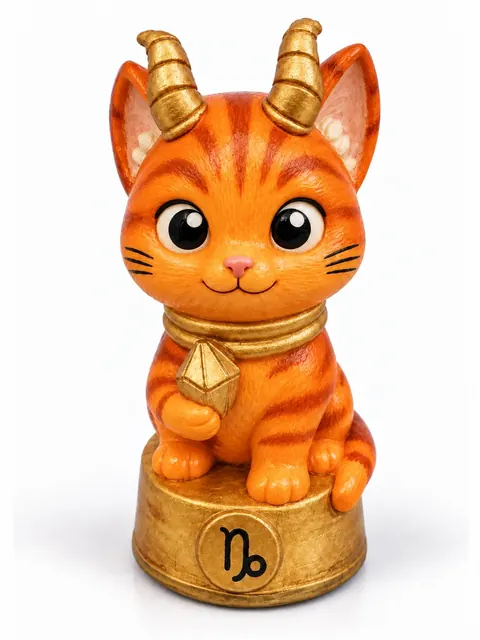 Gatriel Capricornio pelaje naranja