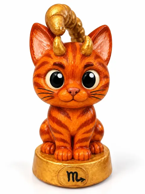 Gatriel Escorpio pelaje naranja