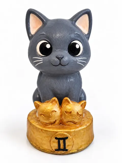 Gatriel Géminis pelaje azul (gris)
