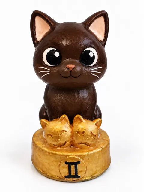 Gatriel Géminis pelaje chocolate