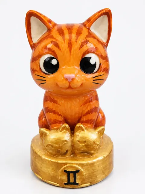 Gatriel Géminis pelaje naranja