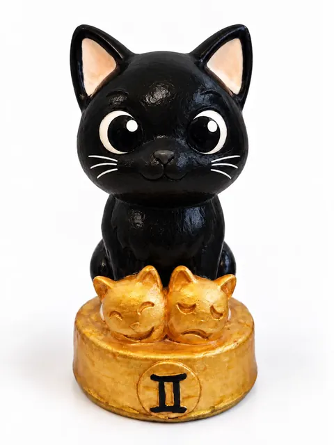 Gatriel Géminis pelaje negro