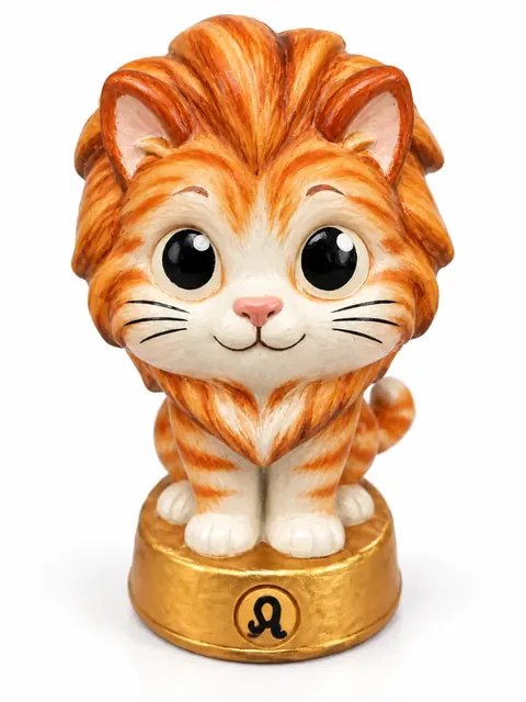 Gatriel Leo pelaje naranja y blanco