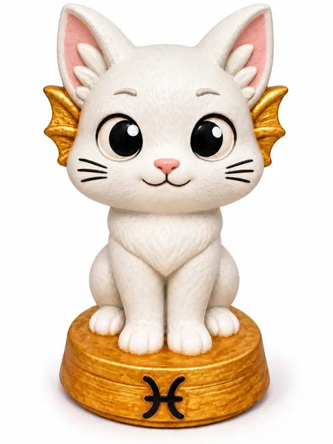 Gatriel Piscis pelaje blanco
