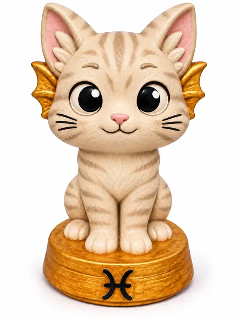 Gatriel Piscis pelaje crema