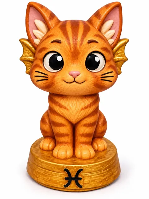Gatriel Piscis pelaje naranja